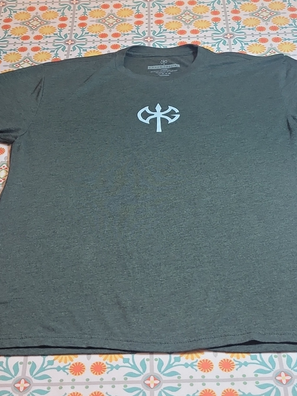 David Goggins Stay Hard Crewneck Short Sleeve Tee  Dark Green Size Large